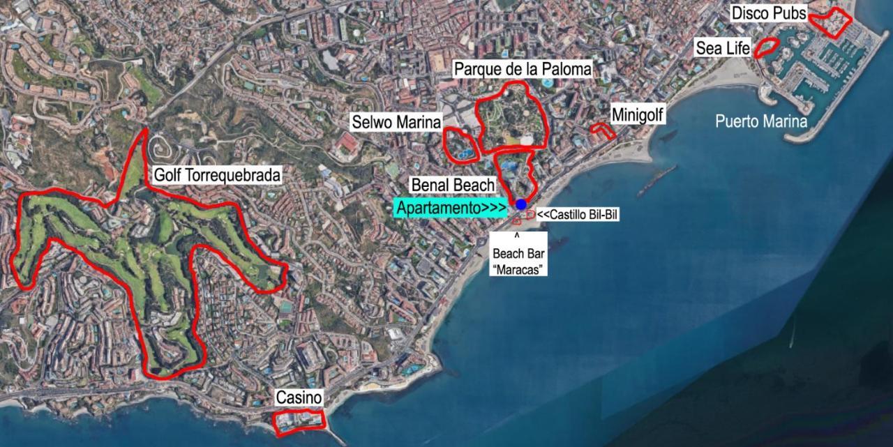 Estudio Benalbeach Primera Linea De Playa Benalmádena Zewnętrze zdjęcie